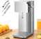 Exprimidor de naranjas comercial, exprimidor de cítricos, exprimidor eléctrico de frutas frescas de acero inoxidable con mango de agarre, licuadora extractora de jugo, exprimidor de 3 segundos, fácil
