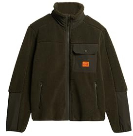 Superdry Herren Expedition Hybridjacke mit Teddyfell