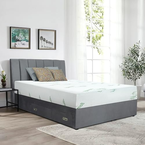 EROMMY Matratze 90x200 Höhe 20 cm,7-Zonen,aus HR&Vicso Kaltschaum, Härtegrad von H2 bis H3,mit Öko-Tex Zertifiziert, Matratzebezug aus Bambusfaser Waschbar