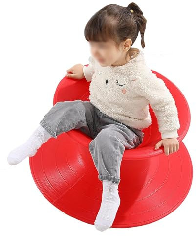 Chaise pivotante Gyro Sensory-Drehstuhl Kleiner Gyro Chair für 2 bis 5 Jahre, Spin Sensory Chair für Spielplatz/Kindergarten/Einkaufszentrum/Park, Sensory Balance Training Hocker für draußen/drinn
