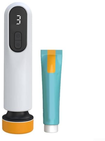 Exzenter Auto Poliermaschine mit 50mm Polierpads für Autopflege Wachsen Robust Exzenter für Auto Poliergeräte