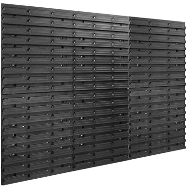 botle Wandregal Lagersystem 1158 x 780 mm Stapelboxen Schüttenregal Sichtlagerkästen, Extra Starke Wandplatten, Regal Erweiterbar, Werkstattregal Lagerregal Werkstattwandregal Steckregal