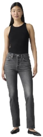 Levi's Damen Jeanshose 501 High Rise, Straight Fit
