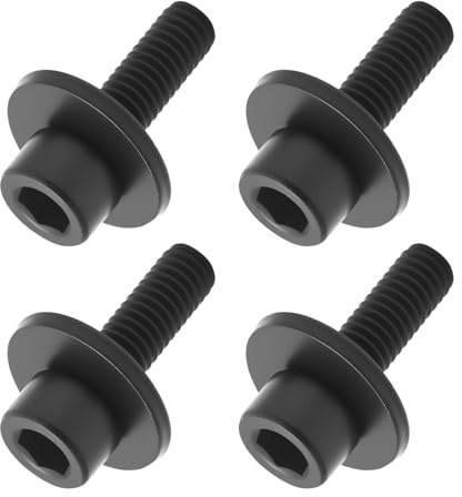 MospdyGear 4Pcs 266133-3 M6 Left-Hand Thread Hex Bolt Circular Saw Blade Bolt, Replacement for Makita BSS610 BSS611 DSS610 DSS611 Electric Circular Saws, Replaces 10541200