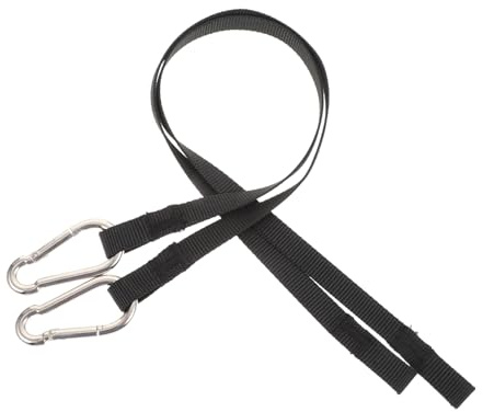 Yardwe Trizepsseil 2 Stück Nylon Schwarz für Kabelmaschine | Latzug Seil, Zugkabel für Kabelzug und Cable Crossover, Befestigungsseil für Turngriffe