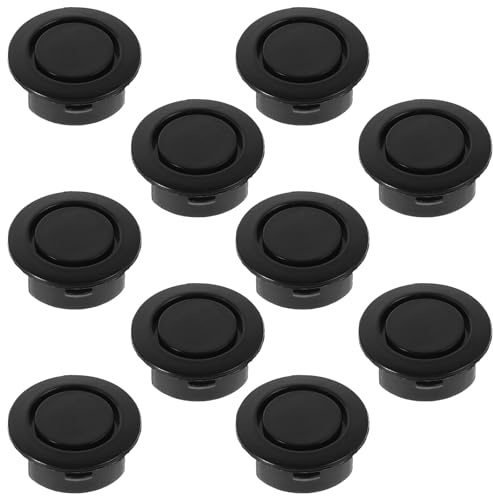KHBUAB Cache-Moyeux Décoratifs pour Trous de Radar de Recul 25-26 MM, Lot de 10 Bouchons Plastiques Noirs, Protection Capteurs Arrière, Accessoires pour Véhicules Utilitaires et Voitures