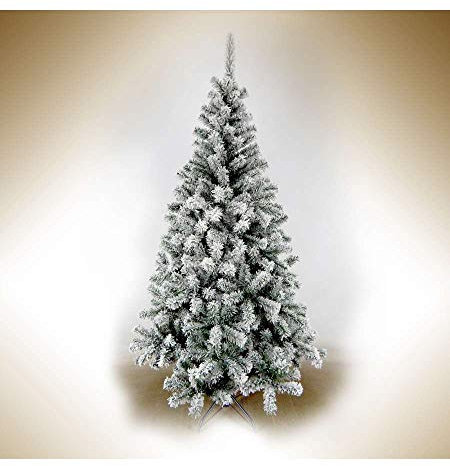 Árbol de Navidad de efecto nevado, modelo Canadian, 150 cm