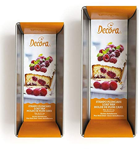Decora 0125725 Moule à Pain Rectangulaire, Acier, INOX, 25 x 11,5 x 7 cm