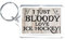 Clare's Cosmetics Fun Ice Hockey Gift - I Just Bloody Love Ice Hockey - Novelty Keyring