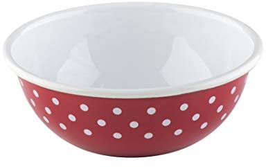 Riess Bol de Cuisine en émail Rouge 16 cm