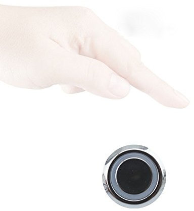 Mini interruptor táctil DC12V Sensor LED Tira de la lámpara Detector de armario W/Luz azul