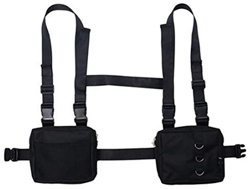 Brusttasche Harness Rucksack Taille Tasche Hip Hop Chest Weste Bag Einstellbare Taktische Umhängetaschen