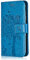 Conber Hülle für Huawei Honor 8A / Huawei Y6 2019, PU Leder Tasche Flip Case Lederhülle Handyhülle, Vintage Katze und Baum Schutzhülle für Huawei Honor 8A / Huawei Y6 2019 - Blau