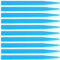ULTECHNOVO 10Pcs Spatule de Mélange Dentaire Spatule de Mélange en Plastique Spatule Droite Dentaire Spatule D'alginate Couteau Plâtre Outil (Bleu)