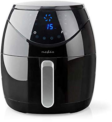 Nedis Air Fryer | 6.5 l | Timer: 60 min | Digital | Black, KAAF250EBK, Schwarz
