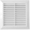 Vent Systems 125 mm – Color blanco – Rejilla de ventilación – Rejilla de ventilación – Cubierta de parrilla – Con brida – Protección contra insectos integrada – para baño, oficina en casa, cocina.