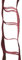 Venetian Blind Cloth Ladder Tape/Laddering Tape for 2” Blinds 25x44x54 mm-6 Colors- Per Meter (Red Brown)