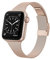 Tuocal Kompatibel mit Apple Watch Armband 42mm (Series 10) 41mm 40mm 38mm, Schmales Edelstahl Metall Ersatz armband für Apple iWatch Series 10 9 8 7 6 5 4 3 2 1 SE Sport Edition Damen, Roségold