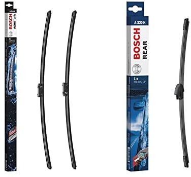 Bosch Aerotwin A214S Front Wiper Blades, 750mm & A330H Rear Wiper Blade, 330mm