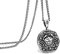 Speroto Cancer Necklace Zodiac Necklace for Men, Stainless Steel 12 Constellation Mens Necklace, Horoscope Astrology Embossed Pendant Necklace, Ideal Gifts for Women and Men(Vintage Silver,Cancer)