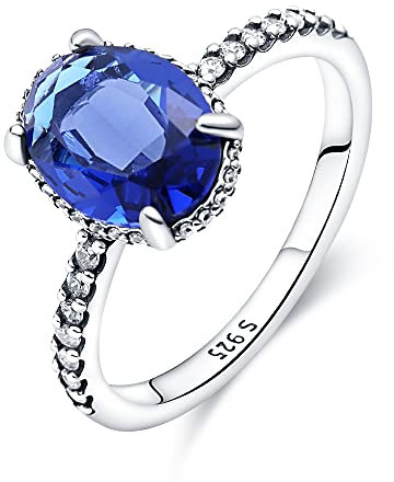 KUNSIR 925 Sterling Silber Ringe für Damen Liebesknoten Ringe Finger Federringe Schmuck Geschenke gekreuzte Ringe für Frauen mit Zirkonia Größe