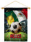 Ornament Collection Weltmeisterschaft Mexiko Gartenflaggen-Set Holzdübel Sport Fußball Spiel Tor Ball Fußball Unterhaltung Aktivität Physical House Dekoration Banner Kleiner Hof Geschenk Doppelseitig,