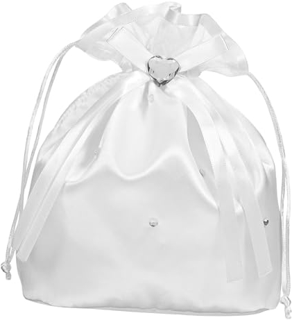 Alipis Brautblumenbeutel Weisse Handtasche Braut Tasche Perlentasche Dolly Tasche Brautblumenperlenbeutel Dolly-tasche Für Brautjungfern Abs Hochzeit Süßigkeitentasche Fräulein Weiß
