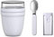 Mepal Set Lunchpot Faltbarer Löffel Ellipse – Limited Edition Cool Grey/Grau – praktischer Müslibecher und Behälter für Transport von Lebensmitteln