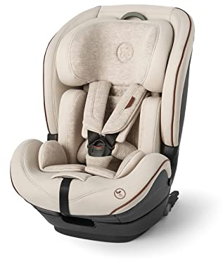 Silver Cross - Balance i-Size Autositz - Autositz für Kleinkinder - Isofix Autositz - 5-Punkt-Sicherheitsgurt - 15 Monate bis 12 Jahre - Almond