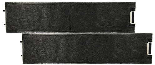 vhbw 2x Filter Aktivkohlefilter kompatibel mit Miele DA 3450-55 | DA 3456-55, DA 3460, DA 3460-60, DA 3461 Dunstabzugshaube - 49 x 11,3 x 2,8 cm