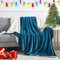 Imperial Rooms Sherpa Fleece Blanket Bed Throws Blankets For Sofas Soft Fluffy Thick Blanket Reversible Microfiber Throw (Teal, Single (130 x 150 Cm))