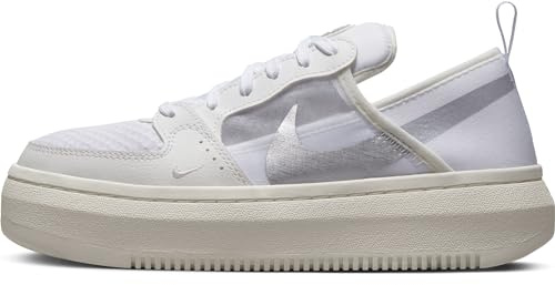 Nike CW6536-102 W Nike Court Vision ALTA TXT Damen White/METALLIC Silver-SAIL EU 36
