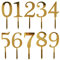 SURALIN 10PCS Buchstaben für torte 0 bis 9, Happy birthday tortendeko, Cake topper personalisiert