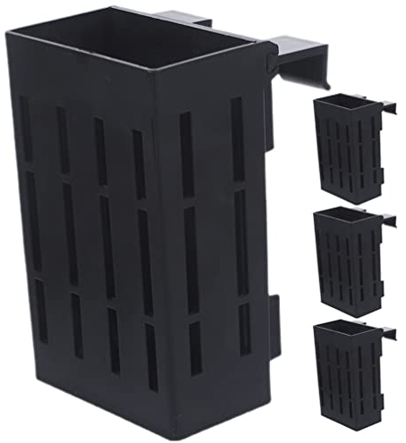 Zerodeko 4pcs Hanging Aquarium Plant Holder Aquatic Plant Baskets for Fish Tank Decoration Versatile Aquarium Planter Pots for Tropical Plants and Aquatic Growth