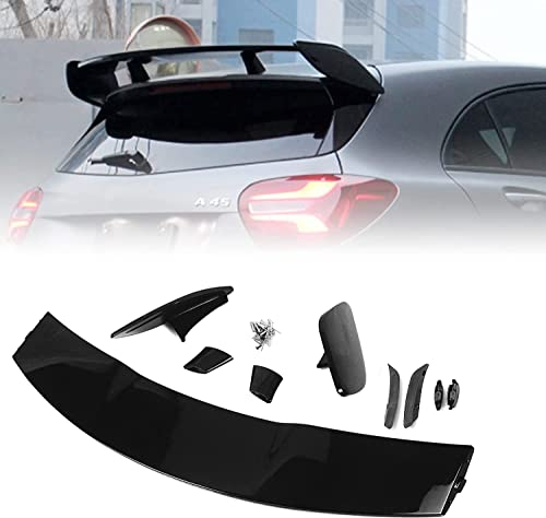 SABIB Auto ABS Heckspoiler für Mercedes W176 A-Class A250 A45 A180 A200 AMG 2013-2018,HeckflüGel Heckspoiler Auto-Spoiler Kofferraumspoiler Umbauzubehör