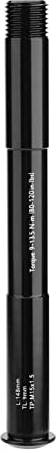 maxle Thru axle + Bicycle Front Hubs 100 * 15 Tubular Axle Shaft Lever for Rock Shox Fork Accessories Bicycle Fork Bracket Thru Axle, Aluminum Alloy Tube Axle + 15x110 Thru axle rockshox Suspension