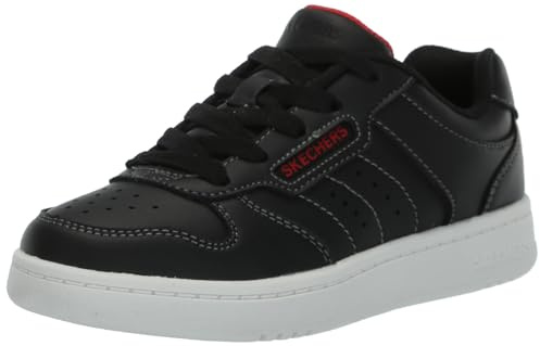 Skechers Quick Street Sneaker für Jungen, Schwarz, 4.5 Big Kid