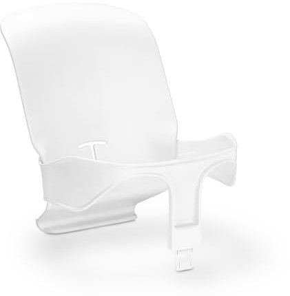 hauck Reducteur Chaise Haute, Pour Alpha +, Beta+ et Arketa - Utilisable dès 6 Mois, Ergonomique, Réglable et Évolutif - Mise en Place sans Outils - Blanc