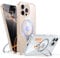 TORRAS 360° Spin Magnetic Stand for iPhone 16 Pro Max Case, Compatible with Magsafe,12FT Military Grade Shockproof, Slim Protective for iPhone 16 Pro Max Case, Gray