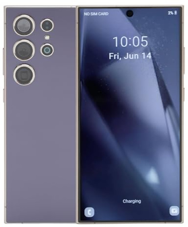 Topiky 6.75inch Smartphone with 12GB RAM 256GB ROM, for Unlocked Cell Phone for Work Study, 8 Core CPU 12GB RAM 256GB ROM 4G Network (Purple)