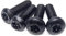Schwarze Linsenkopf-Torx-Schrauben, Güteklasse 10.9, M3-M10-Halbrundkopfschrauben, 10 Stück, M3x8-T10