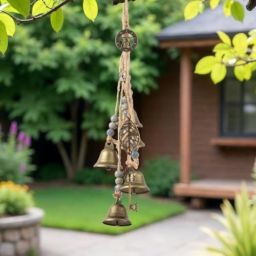 Windspiel für Garten, Hexenglocken, hängendes Windspiel, Outdoor-Windspiel, Geschenk für Frauen, Valentinstag, Geburtstag, Fensterdekoration