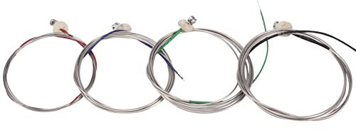 Diheohg 4 cuerdas de contrabajo 4/4 3/4 1/2 1/4 1/4 1/8 tamaño 1. 2. 3. 4. Cuerdas de contrabajo