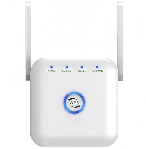 2025 Newest WiFi Extender, WiFi Booster, WiFi Repeater, Covers Up to 3650 Sq.ft and 45 Devices, Internet Booster - with Ethernet Port, Quick Setup, Home Wireless Signal Booster