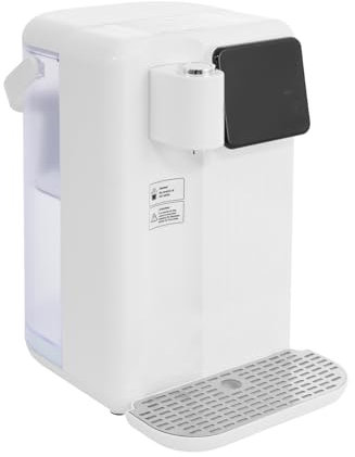 Sofort-Heißwasserspender 3L – 2200W Schnellheizer mit 13-stufiger Temperaturregelung, Aktivkohlefilter & Kindersicherung – Kompakter Wasserkocher für Tee & Kaffee, Weiß