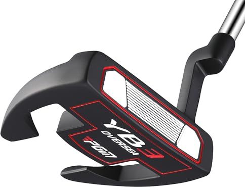 PGM Golf Putter for Men and Women Right Handed - Anti-Twist Mallet Design with Alignment Guide & Stepped Shaft - Low Center of Gravity for Smooth, Accurate Putts - 35 inch