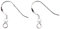 NaturSchatulle Ohrhaken Ohrringe Rohlinge 100% Sterling Silber 925 I 25 Paar I DIY Ohrhänger Schmuck Selber Basteln Fischhaken Schmuckherstellung