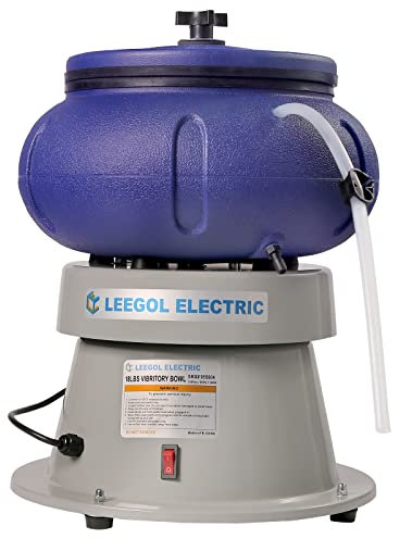 Leegol Electric Rock Tumbler 18 Lbs Vibratory Tumbler Bowl