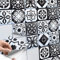 CREATISTO Mosaik Klebefliesen Stickerfliesen Fliesenfolie - Klebe Folie für Wandfliesen I Klebefliesen Deko Folien für Fliesen Ornament in Bad u. Küche (10x10 cm I 27 -Teilig)