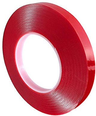 FULARR® 10M X 15MM Premium Trasparente Acrilico Schiuma Nastro, Extra Forte Acrilico Biadesivo Nastro, Alte Prestazioni Montaggio Nastro Rotolo (Spessore 1mm)